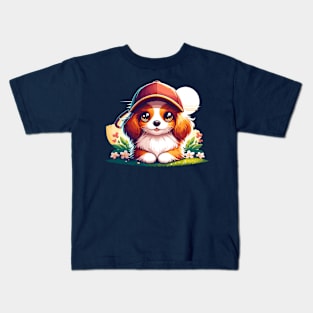 Cute Nederlandse Kooikerhondje Kids T-Shirt